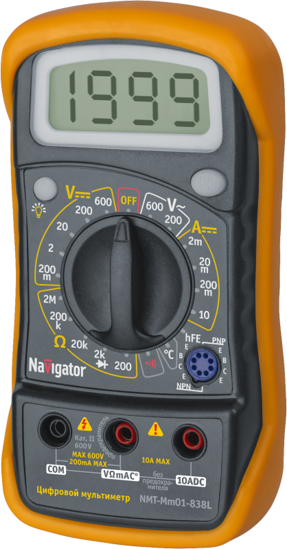 Мультиметр 82 429 NMT-Mm01-838L (838L) Navigator 82429 (1 шт.)