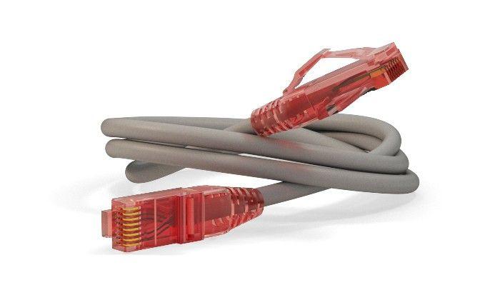 Патч-корд кат.5E U/UTP LSZH PC-LPM-UTP-RJ45-RJ45-C5e-0.3M-LSZH-GY 0.3м сер. Hyperline 229923 (1 шт.)
