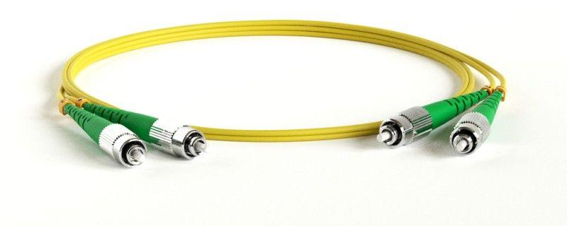 Патч-корд FC-D2-9-FC/AR-FC/AR-H-3M-LSZH-YL волоконно-оптический (шнур) SM 9/125 (OS2) FC/APC-FC/APC 2мм duplex LSZH 3м Hyperline 238604 (1 шт.)