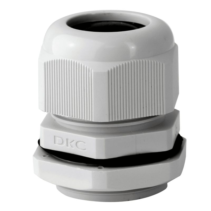 Ввод кабельный Dкаб. 3-6.5мм IP68 PG7 с контргайкой DKC 52500 (1 шт.)