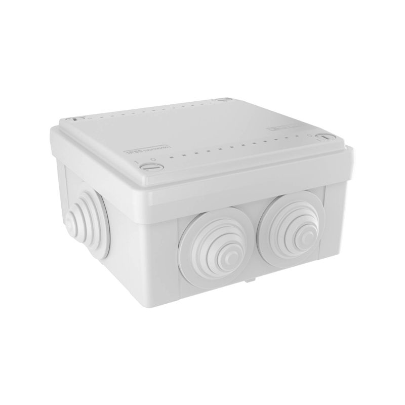 Коробка ответвит. с 6 кабельными вводами д.25мм IP55 100х100х50мм DKC 53801 (1 шт.)
