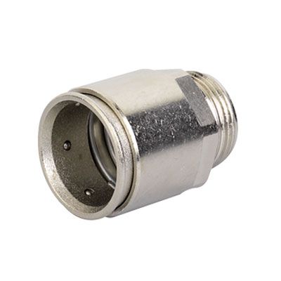 Муфта труба-коробка d16мм IP66/IP67 М16х1.5 никелир. латунь DKC 6111-A16N (1 шт.)