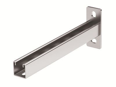 Консоль одиночная 41х41 LAS осн.300 сталь цинк-ламель DKC BBP4130ZL (1 шт.)