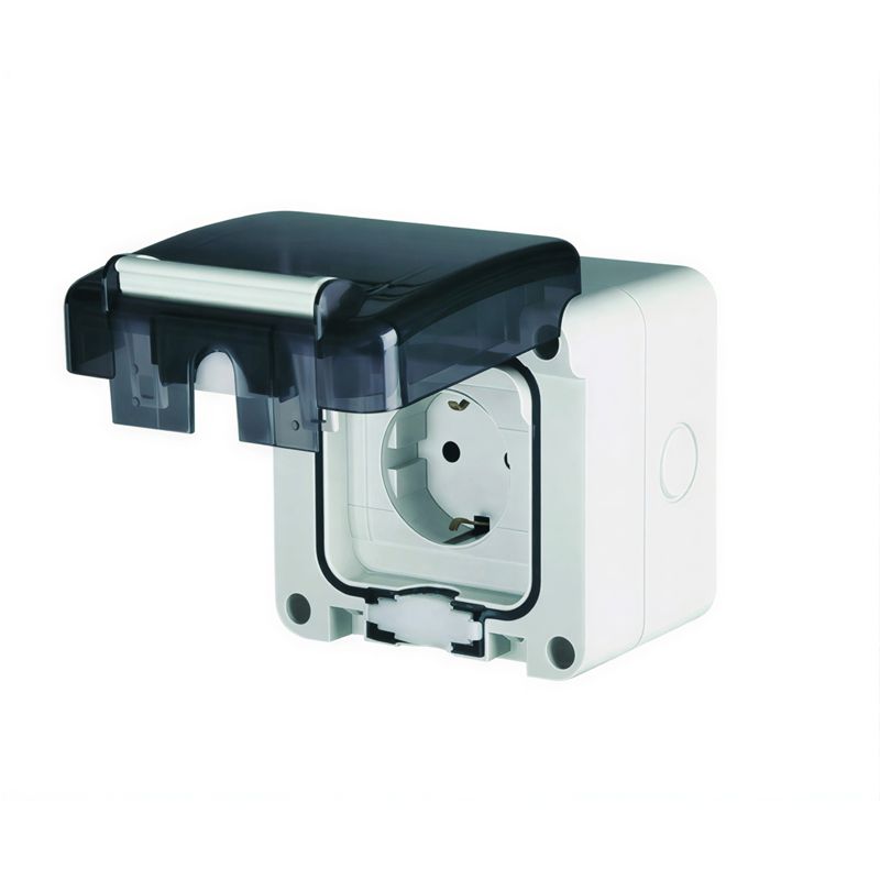 Розетка для поверхностного монтажа IP66 с вставленной вилкой DKC DIS1376407 (1 шт.)