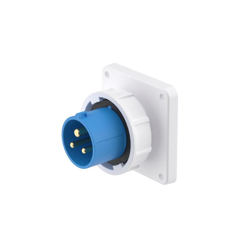 Вилка скрыт. уст. прямая 16А 2P+E 250В IP67 DKC DIS2481693 (1 шт.)