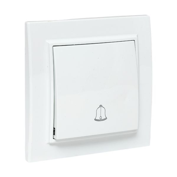 Кнопка звонка СП Минск 10А бел. EKF ERV10-026-10 (1 шт.)