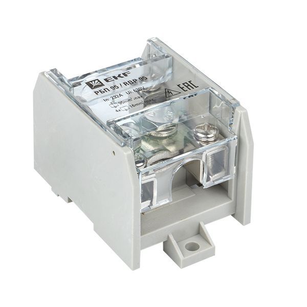 Блок распределительный проходной РБП 95 (1х95-4х16кв.мм) 232/100А PROxima EKF RBP-95-100 (1 шт.)