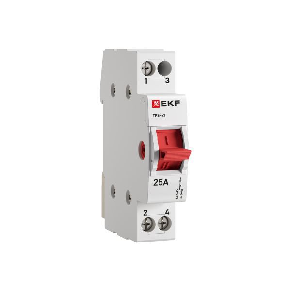 Переключатель трехпозиционный ТПС-63 1P 25А PROxima EKF TPS125 (1 шт.)