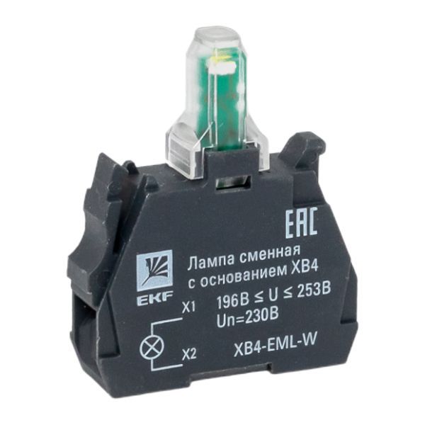 Лампа сменная с основанием XB4 бел. 230В PROxima EKF XB4-EML-W (1 шт.)