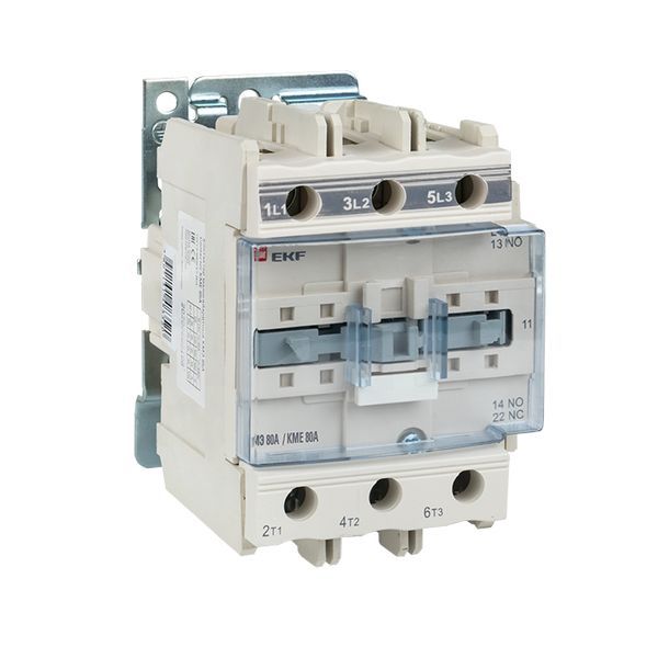 Контактор КМЭ 80А кат. 220В AC 1НО+1НЗ EKF ctr-s-80-220 (1 шт.)