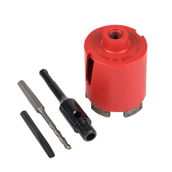 Коронка алмазная DCH-68 Laser M16 SDS-Plus Expert EKF dch-68-m16 (1 шт.)