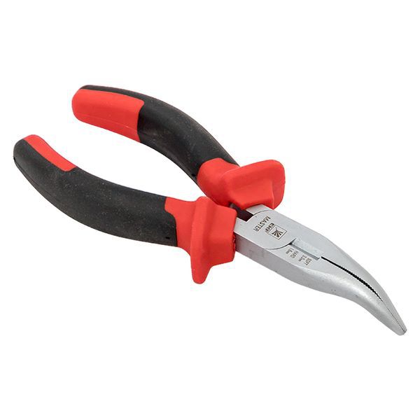 Длинногубцы изогнутые 160мм Master Basic EKF dgi-160-mas (1 шт.)