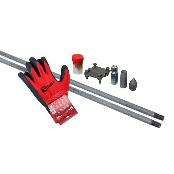 Комплект заземления вертикальный d16 дл.3м (2х1.5м) HZ PROxima EKF gc-21300 (1 шт.)