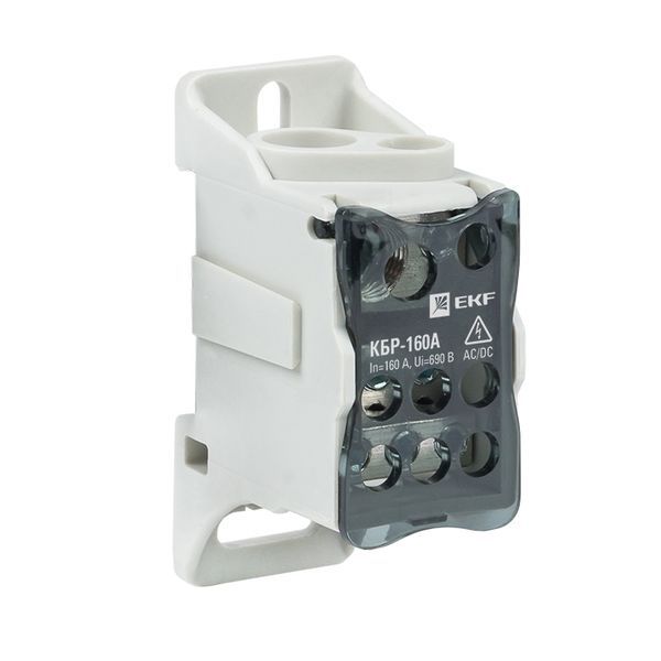 Блок распределительный КРОСС крепеж на панель и DIN КБР-160А EKF plc-kbr160 (1 шт.)