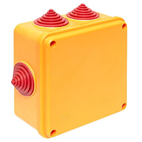 Коробка огнестойкая E90 100х100х50мм 6п с клеммником 1.5-6кв.мм IP55 EKF plc-kmrf-100-6-06 (1 шт.)