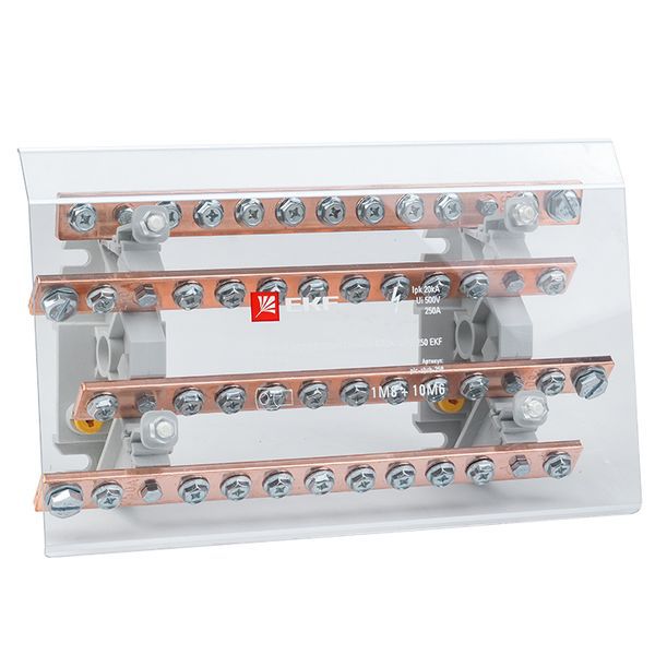 Блок распределительный шинный ШРБ-250 EKF plc-shrb-250 (1 шт.)