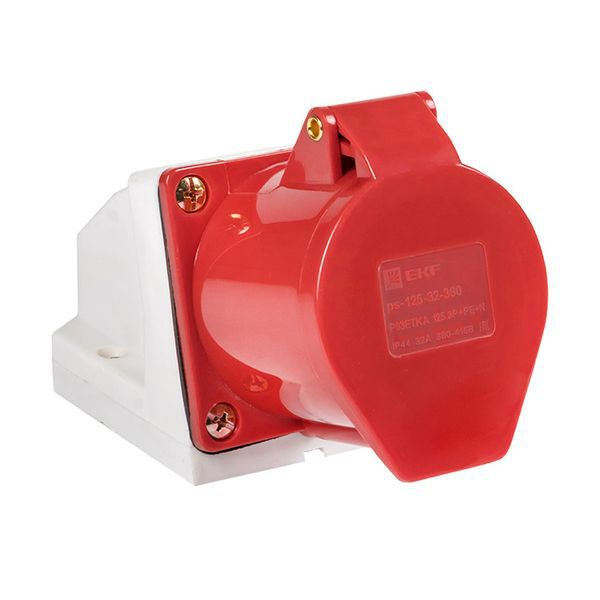 Розетка наружн. уст. 32А 380В 3P+РЕ+N IP44 (125) EKF ps-125-32-380 (1 шт.)