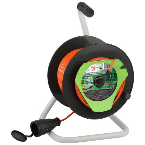 Удлинитель на катушке 1х40м без заземл. RP-1-2x1-40m ПВС 2x1 Эра Б0059771 (1 шт.)