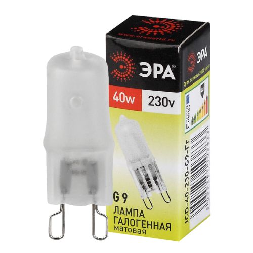 Лампа галогенная G9-JCD-40-230V-Fr 40Вт капсула G9 230В Эра C0027368 (1 шт.)