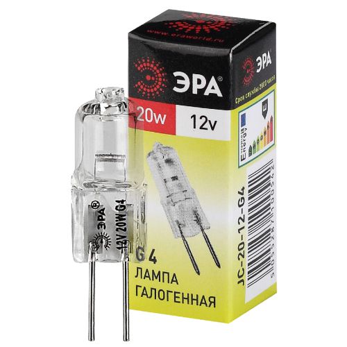Лампа галогенная G4-JC-20W-12V ЭРА C0027369 (1 шт.)
