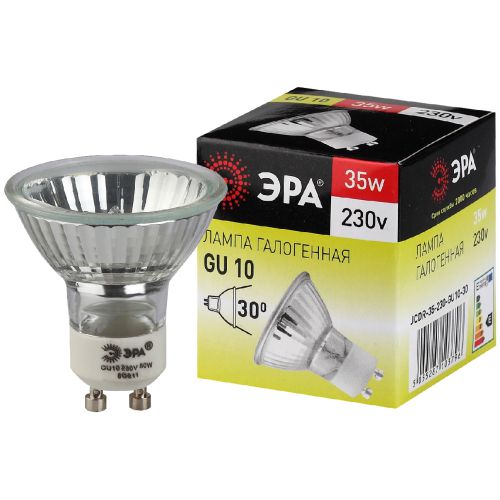 Лампа галогенная GU10-JCDR (MR16) -35W-230V ЭРА C0027385 (1 шт.)