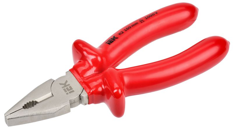 Пассатижи диэлектрические Profi 160мм 1000В ARMA2L 3 IEK A2L3-PL20-K2-160 (1 шт.)