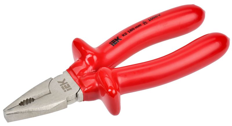 Пассатижи диэлектрические Profi 180мм 1000В ARMA2L 3 IEK A2L3-PL20-K2-180 (1 шт.)