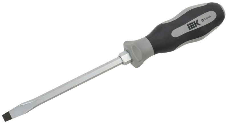 Отвертка ударная SL8.0х150 Т2 ARMA2L 5 IEK A2L5-SC20-T2-SL-80-150 (1 шт.)