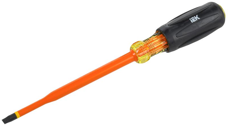 Отвертка диэлектрическая SLIM SL6.5х150 Т3 ARMA2L 5 IEK A2L5-SC31-T3-SL-65-150 (1 шт.)