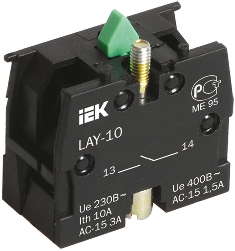 Блок контактный 1з для LAY5 KARAT IEK BDK21 (1 шт.)