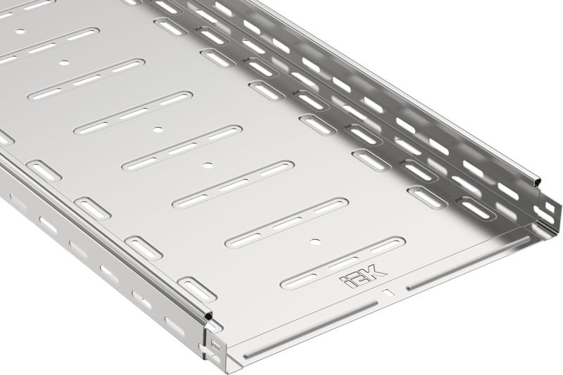 Лоток листовой перфорир. 400х50 L3000 сталь 1мм IEK CLP10-050-400-3 (1 шт.)