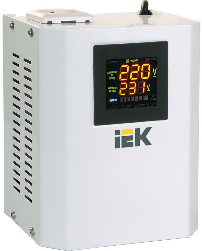 Стабилизатор напряжения Boiler 0.5кВА IEK IVS24-1-00500 (1 шт.)