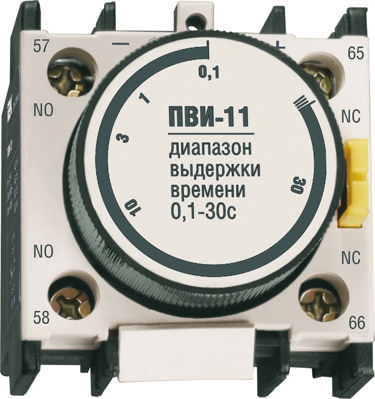 Приставка ПВИ 11 0.1-30сек 1НО+1НЗ KARAT IEK KPV10-11-1 (1 шт.)