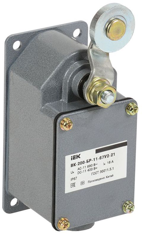 Выключатель концевой ВК-200-БР-11-67У2-21 IP67 IEK KV-1-200-1 (1 шт.)
