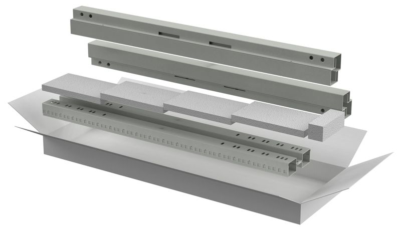 Комплект стоек и профилей для шкафа 24U сер. LINEA N ITK LN35-24UXX-X (1 шт.)