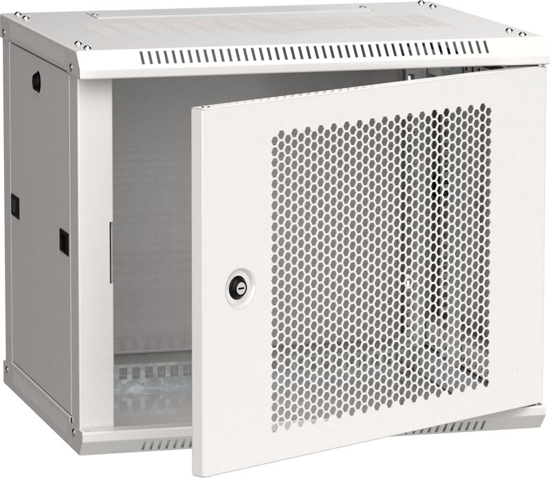 Шкаф LINEA W 9U 600х450мм перфорир. дверь RAL7035 ITK LWR3-09U64-PF (1 шт.)