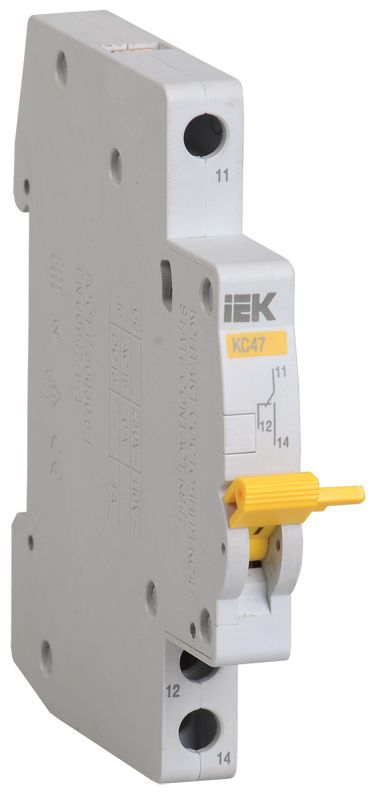 Контакт состояния КС47 новая серия на DIN-рейку KARAT IEK MVA01D-KS-1 (1 шт.)