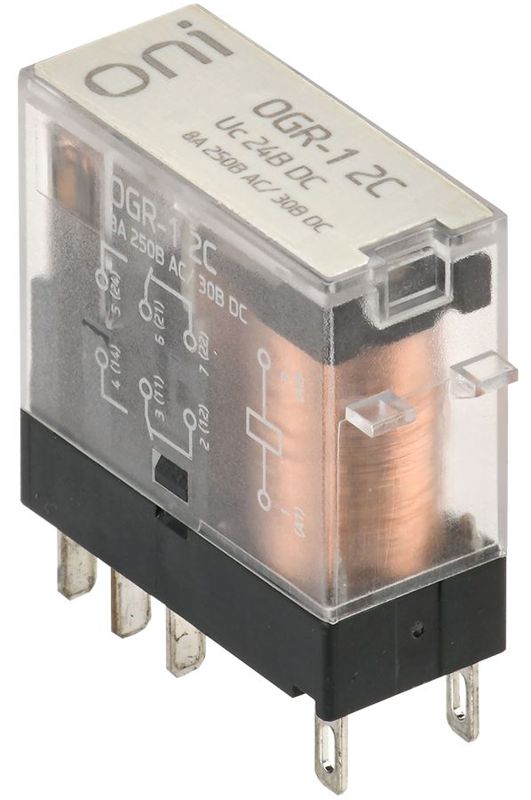 Реле общего назначения OGR-1 2C 24В DC ONI OGR-1-2C-DC24V (1 шт.)
