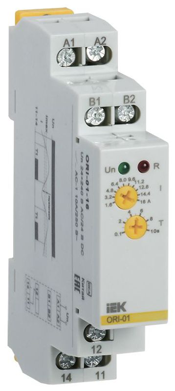 Реле тока ORI 1.6-16А 24-240В AC/24В DC IEK ORI-01-16 (1 шт.)