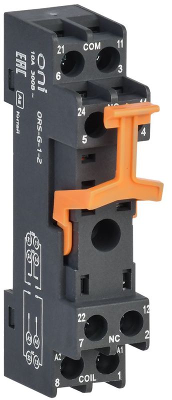 Розетка ORS-G-1-2 для реле OGR-1 2C ONI ORS-G-1-2-G (1 шт.)