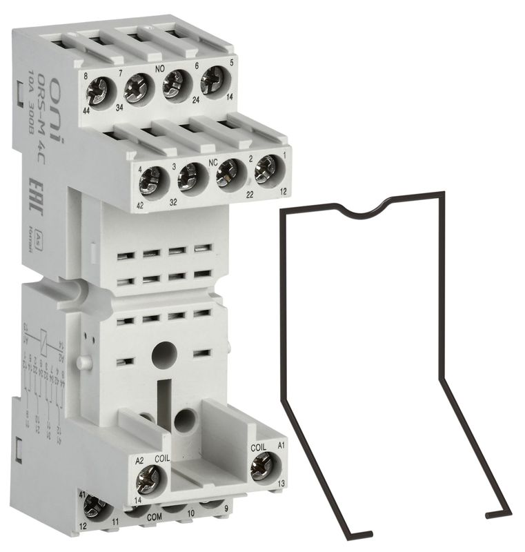 Розетка ORS-M для реле ORM 4C ONI ORS-M-1-4-G (1 шт.)