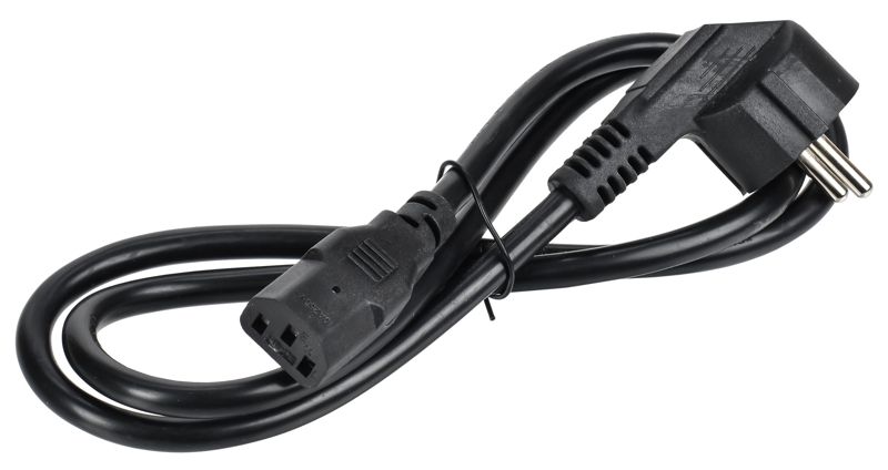 Кабель электропит. PDU 3х1.5 1м с разъемами С13-DIN49441 (немец. станд.) ITK PC-C13D-1M (1 шт.)