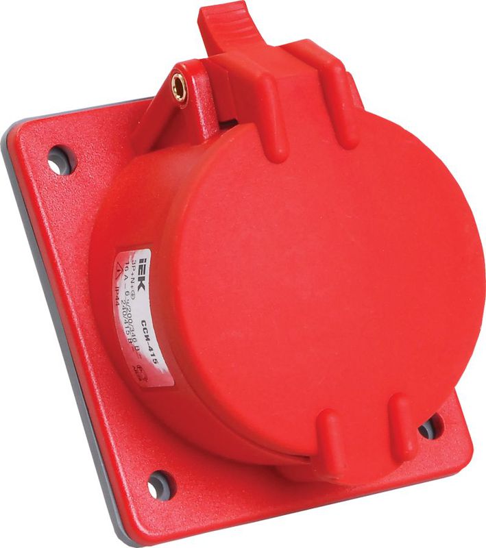 Розетка СП Magnum 32А 200/346-240/415В 3P+PE+N 6ч ССИ-425 IP44 IEK PSN42-032-5 (1 шт.)