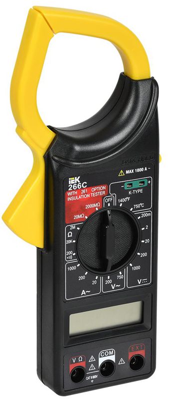 Клещи токоизмерительные Expert 266C IEK TCM-1C-266 (1 шт.)