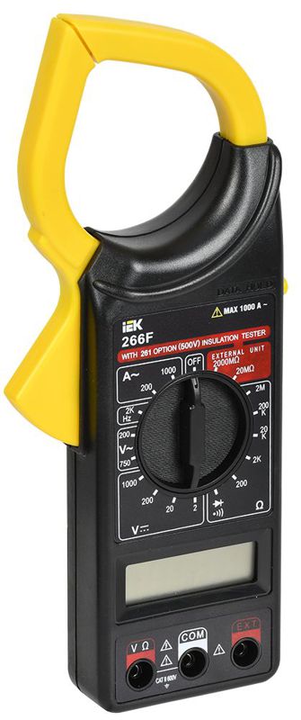 Клещи токоизмерительные Expert 266F IEK TCM-1F-266 (1 шт.)