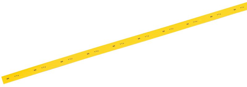 Трубка термоусадочная ТТУ нг-LS 10/5 желт. 1м IEK UDRS-D10-1-K05 (1 шт.)