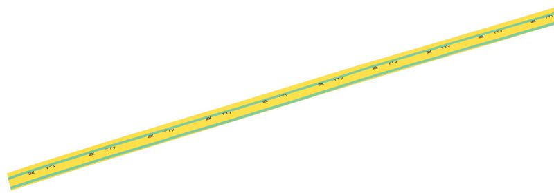 Трубка термоусадочная ТТУ нг-LS 30/15 желт./зел. 1м IEK UDRS-D30-1-K52 (1 шт.)
