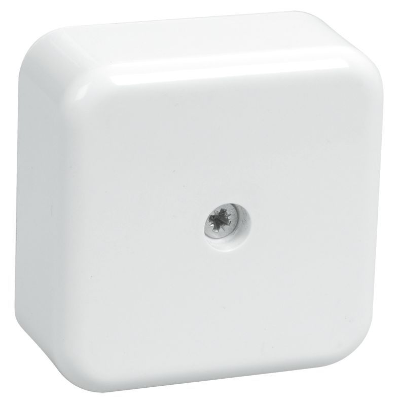 Коробка распаячная ОП 50х50х20 IP20 КМ41206-01 (4 клем. 3кв.мм) бел. IEK UKO10-050-050-020-K01 (1 шт.)