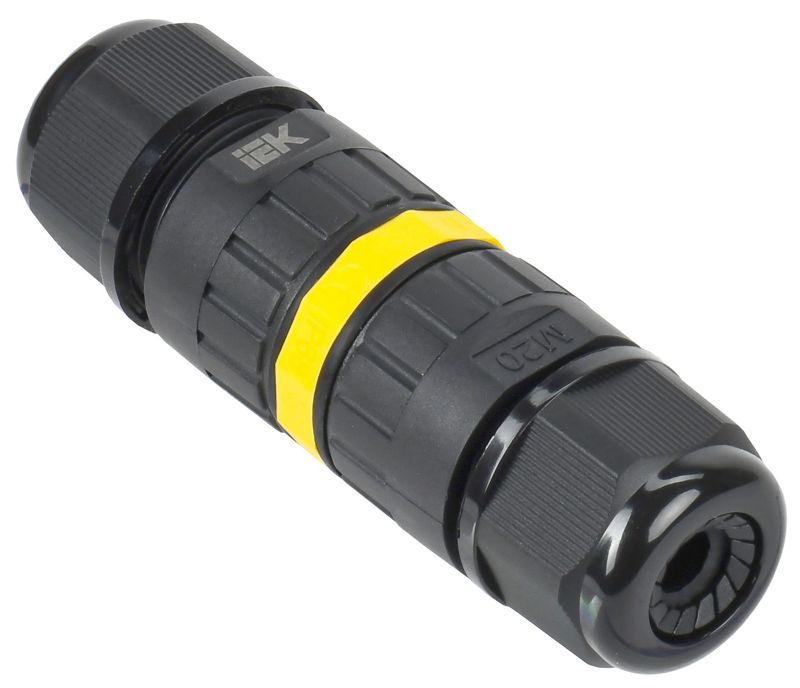 Коннектор кабельный герметичный WTP-102 3 PIN IP68 IEK UWC10-I-024-3-68 (1 шт.)