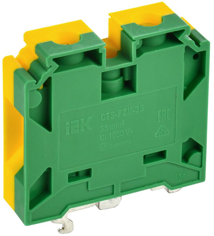 Колодка клеммная CTS-PEN ARMAFIX земля монтаж неск. напр. 35кв.мм IEK YCT11-02-K52-035 (1 шт.)